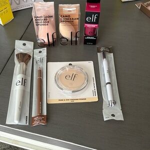 ELF Makeup Accessories Set with Brushes and Sponges